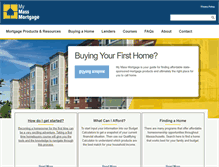 Tablet Screenshot of mymassmortgage.org